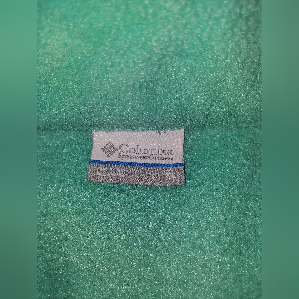 Columbia Cozy Teal Fleece Jacket - Picture 3 of 6